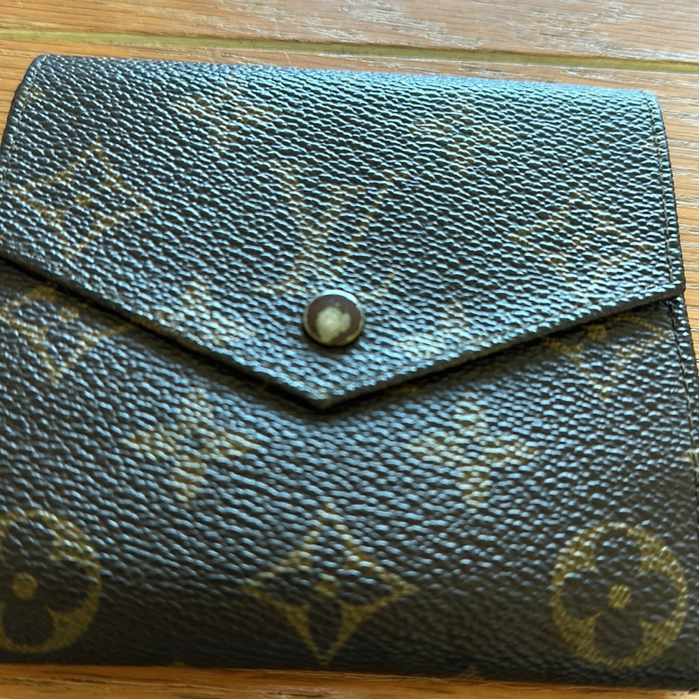 🤎 Vintage Louis Vuitton Monogram Double Snap Wallet - Picture 2 of 16